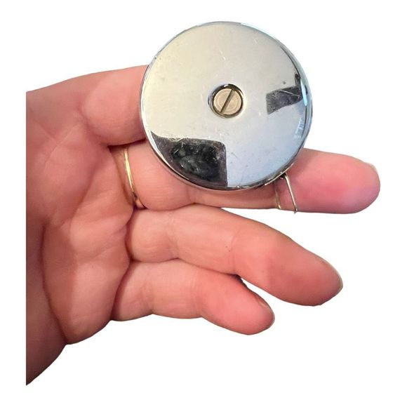 Vintage Tape Measure Tip Top Wyteface K+E Keuffel & Esser -  1950s silver color - Picture 3 of 6